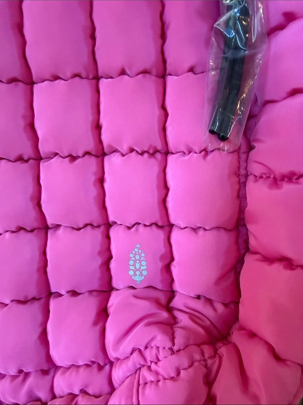Free People fp movement Quilted Carryall Bag Bubblegum Pink NWT - Picture 4 of 10